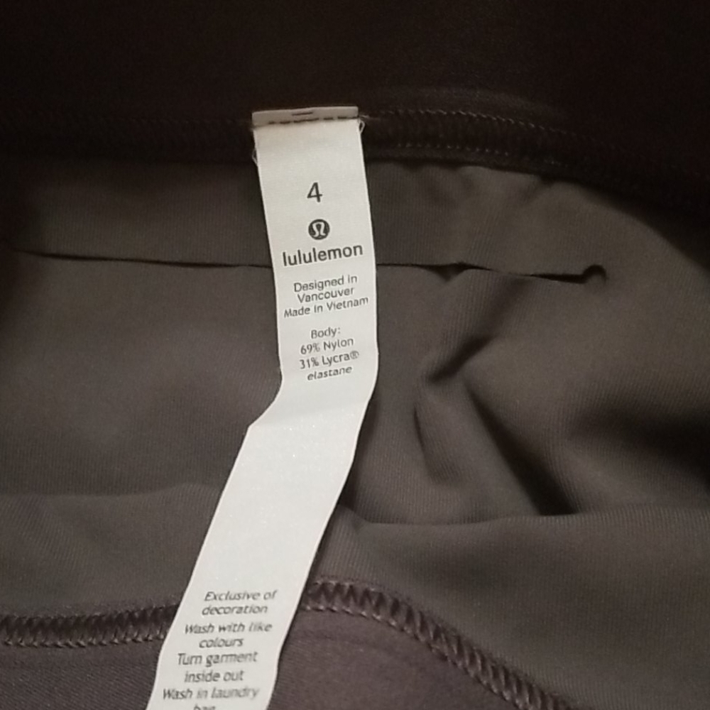 SOLDLululemon ride & reflect X SoulCycle grey sz 4 - Picture 3 of 5